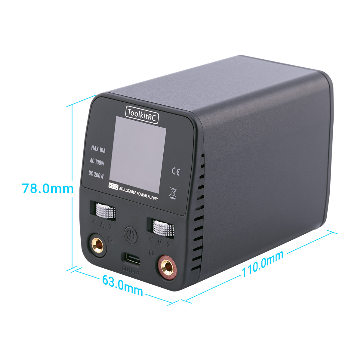 ToolkitRC P200 V2 Adattatore d - Programmable Dc Power Supply 30V 10A recensione e prezzo